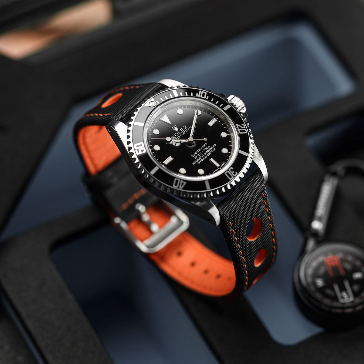 Mayday Anchor Sailcloth Divers Watch Strap - Shell