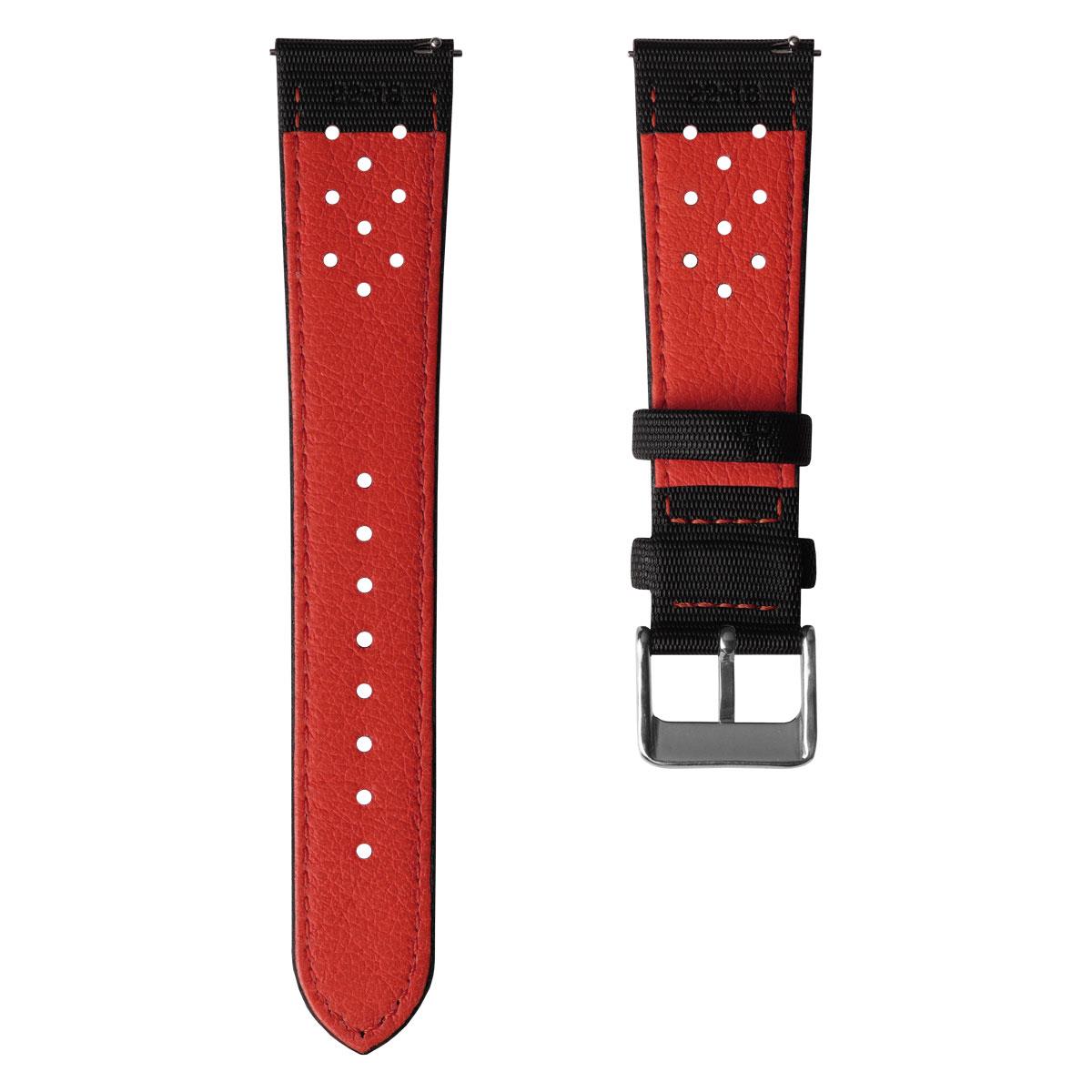 Mayday Navigator Sailcloth Divers Watch Strap - Crimson