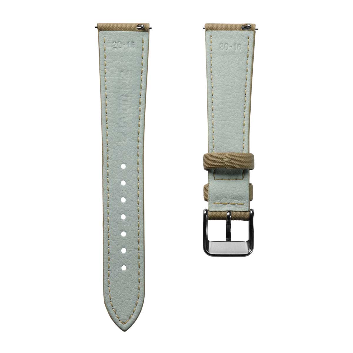 Mayday Regatta Sailcloth Divers Watch Strap - Dune Sand
