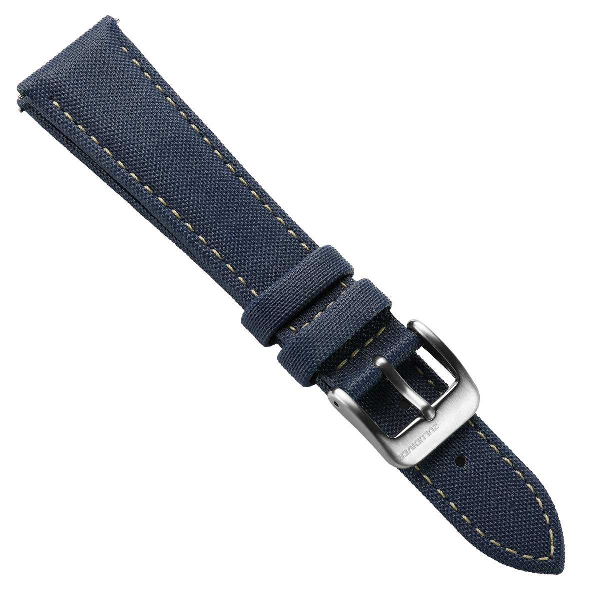 Mayday Regatta Sailcloth Divers Watch Strap - Ocean Blue