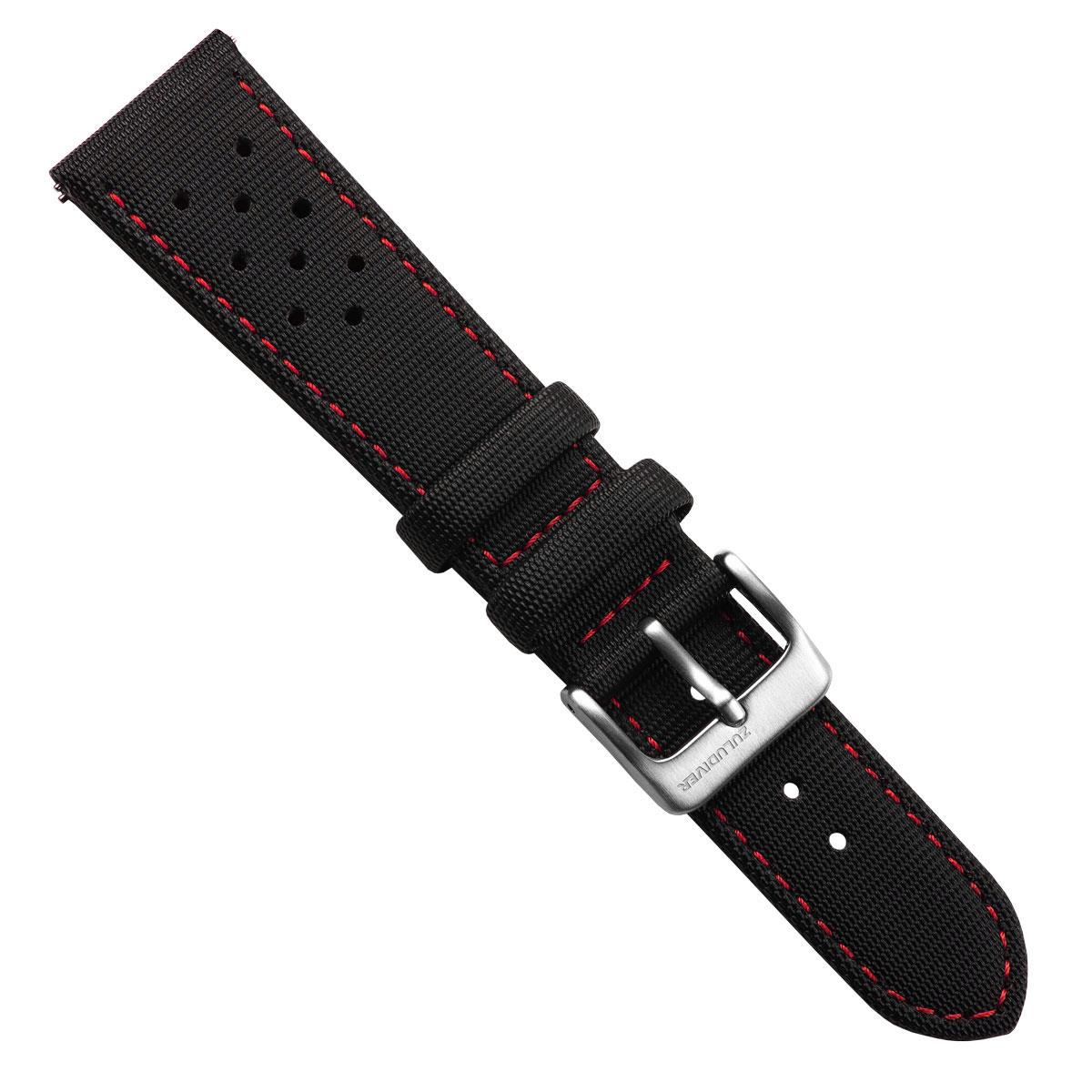 Mayday Navigator Sailcloth Divers Watch Strap - Crimson