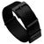 Premium Black NATO watch straps, seat belt nylon material, with IP PVD Black hardware, white background image