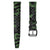 Tropical Style Camo Rubber Watch Strap - Green