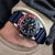ZULUDIVER 285 Italian Rubber Diver's Watch Strap - Black