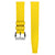 Vintage Tropical Style FKM Rubber Watch Strap - Yellow