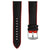 ANVIL FKM Rubber Watch Strap - Black / Red