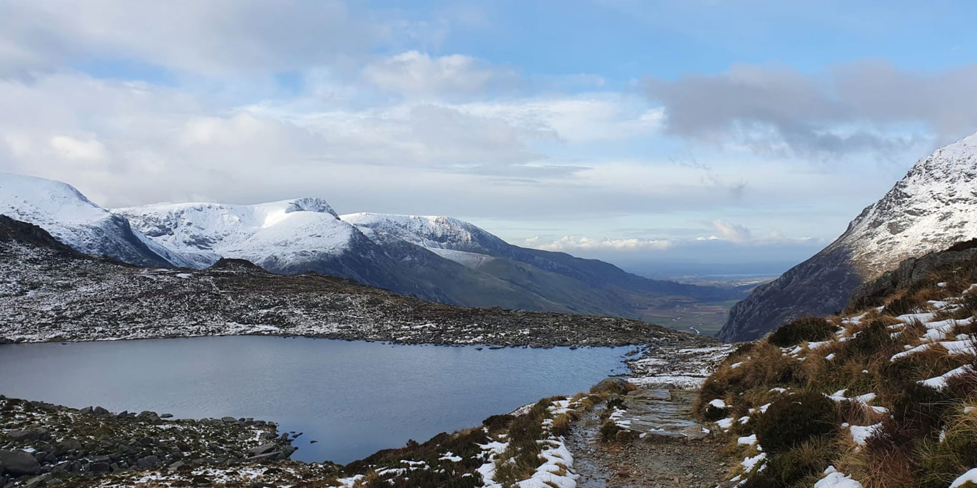 Winter Mountaineering on Tryfan in North Wales