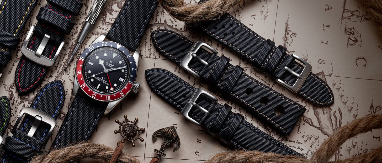 Padded Leather Watch Straps Showcase