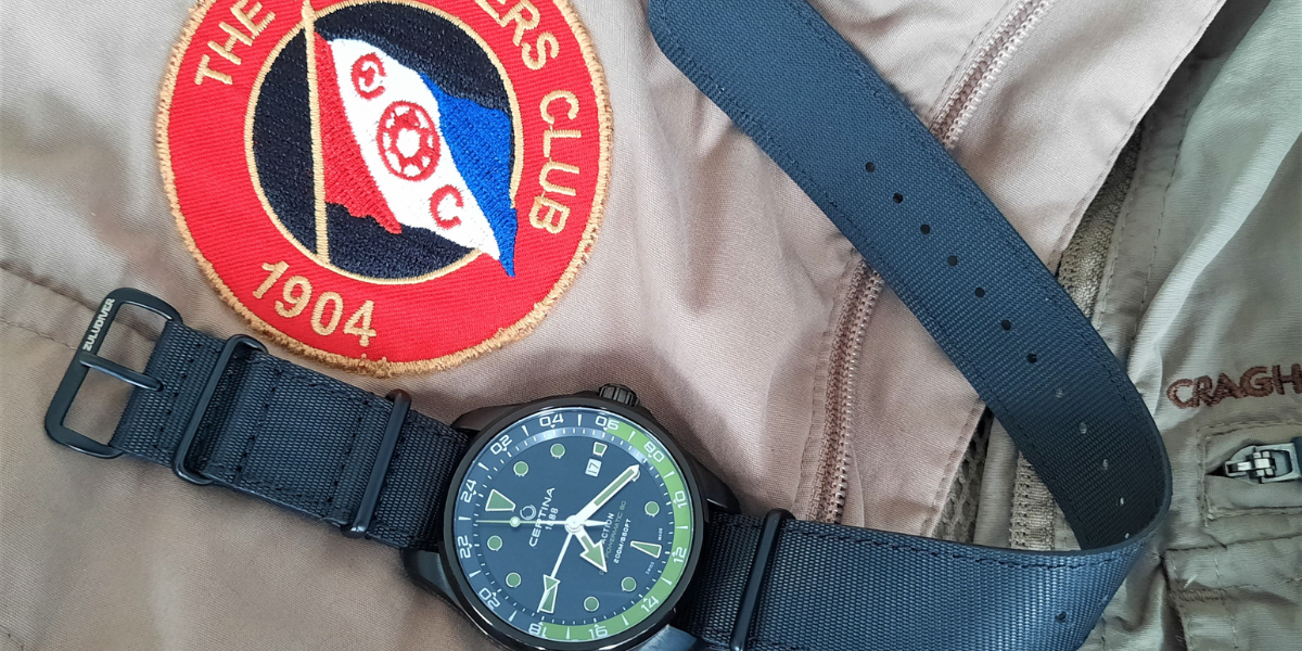 The Tropical TYPHOON Sailcloth Watch Strap