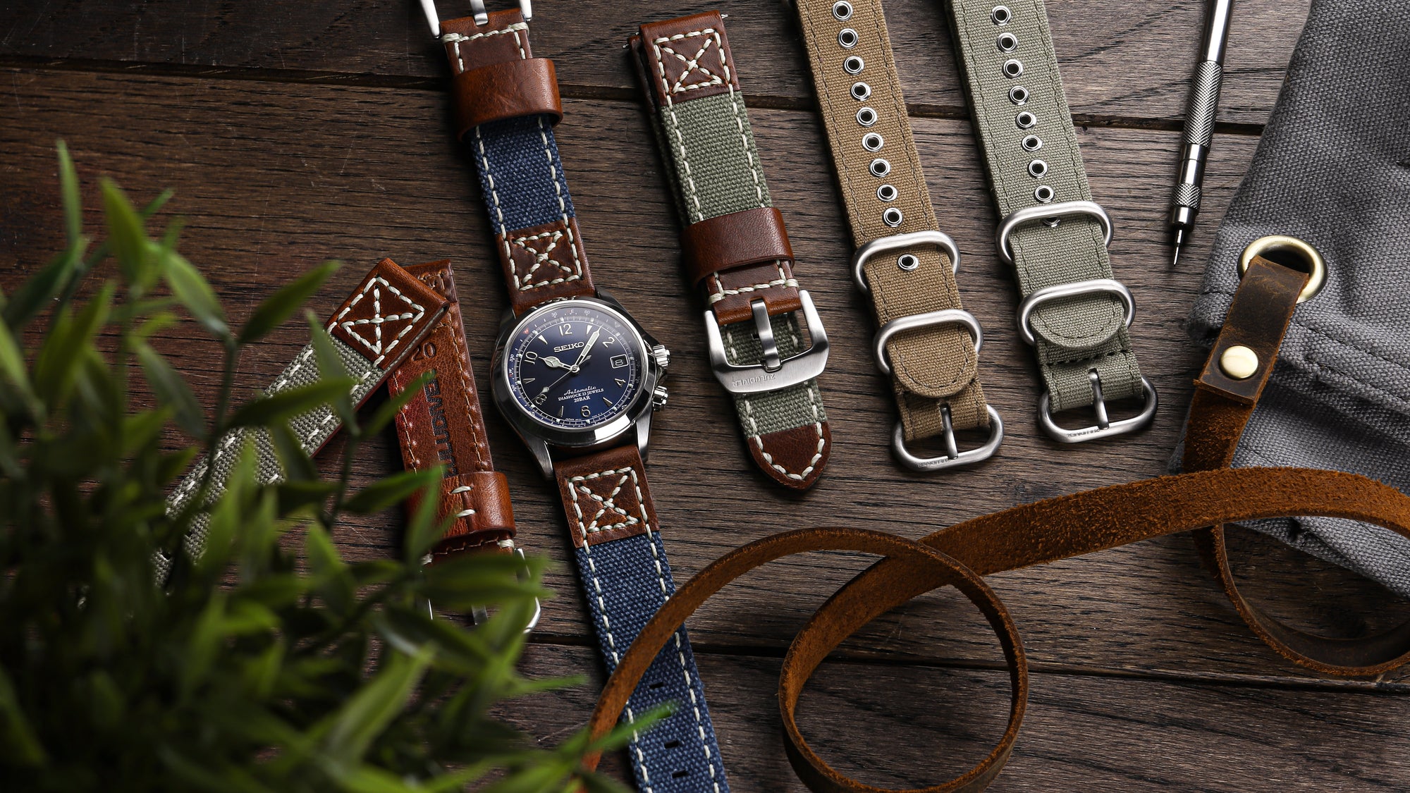 Seiko Alpinist Canvas Watch Straps