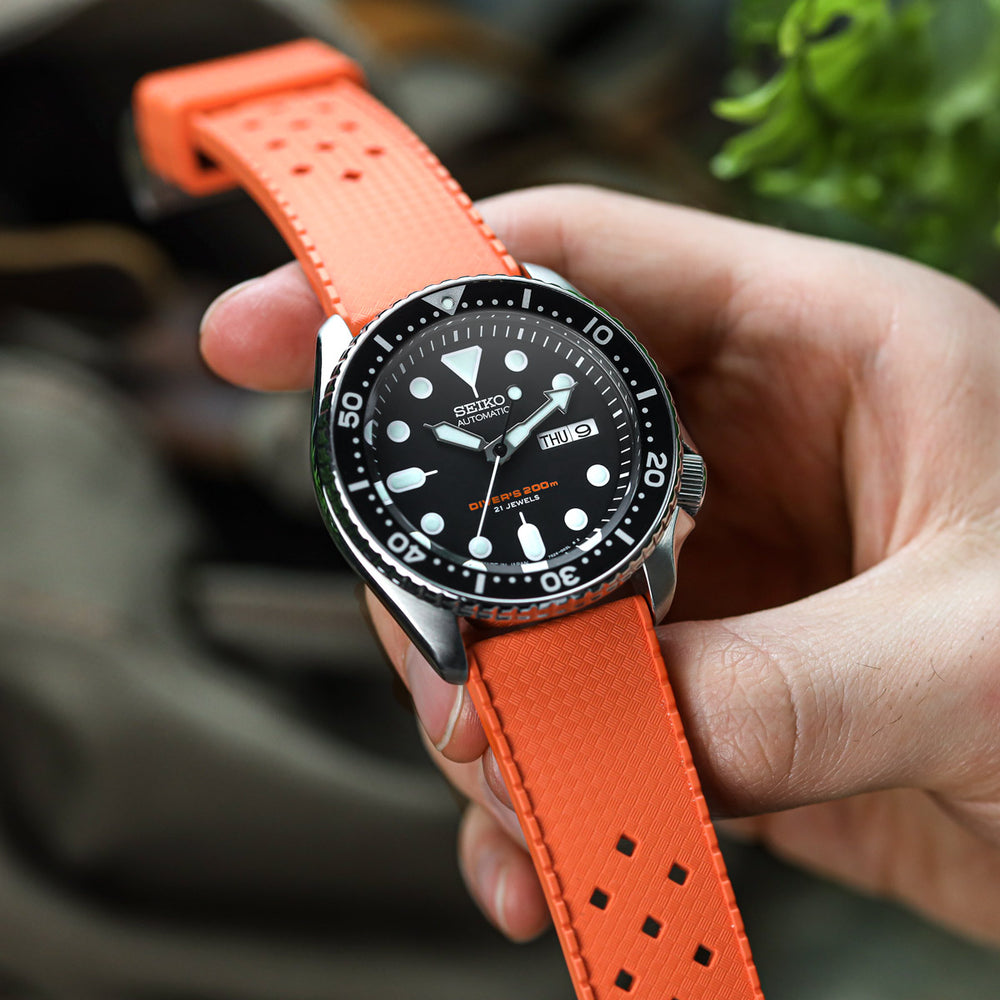 Explore Our Vibrant Orange Watch Strap Collection - ZULUDIVER
