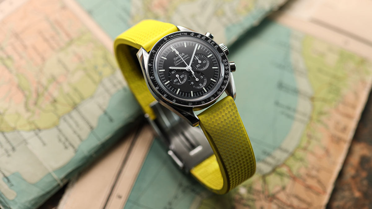 Tsunami Deployant Rubber Watch Strap