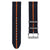 Seasalter Military Nylon Watch Strap - Blue/Orange