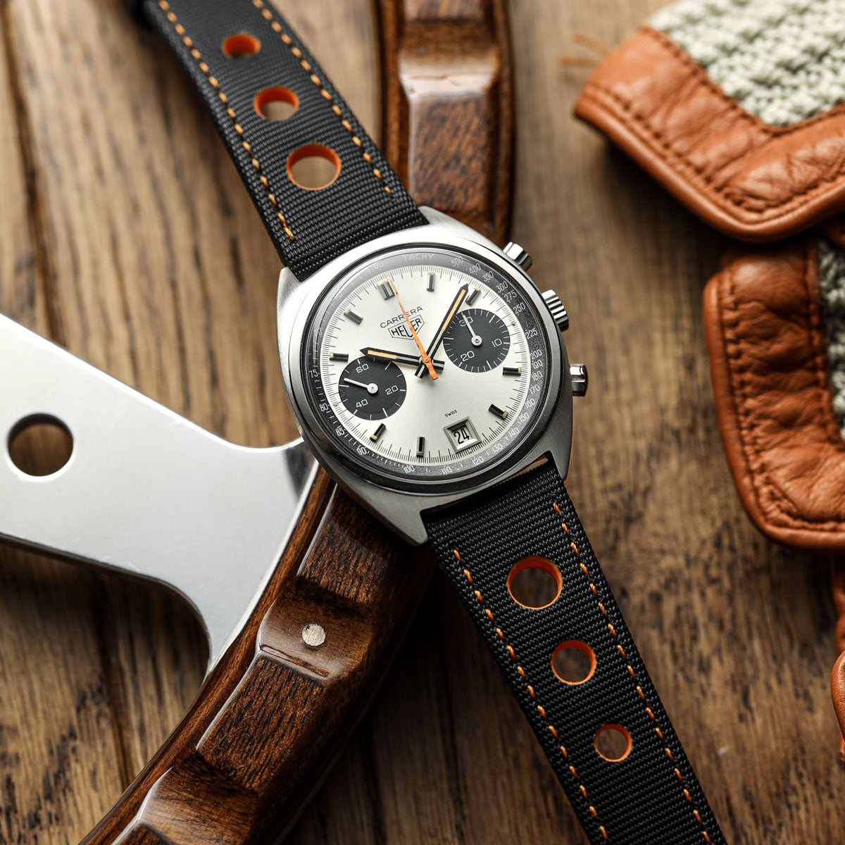 Mayday Anchor Sailcloth Divers Watch Strap - Sunset