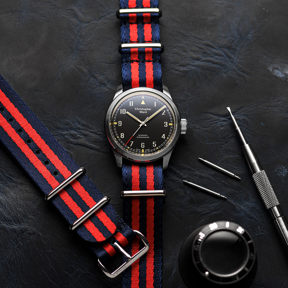 Le Mans Navy Force Uhren 1973 British Military Watch Strap