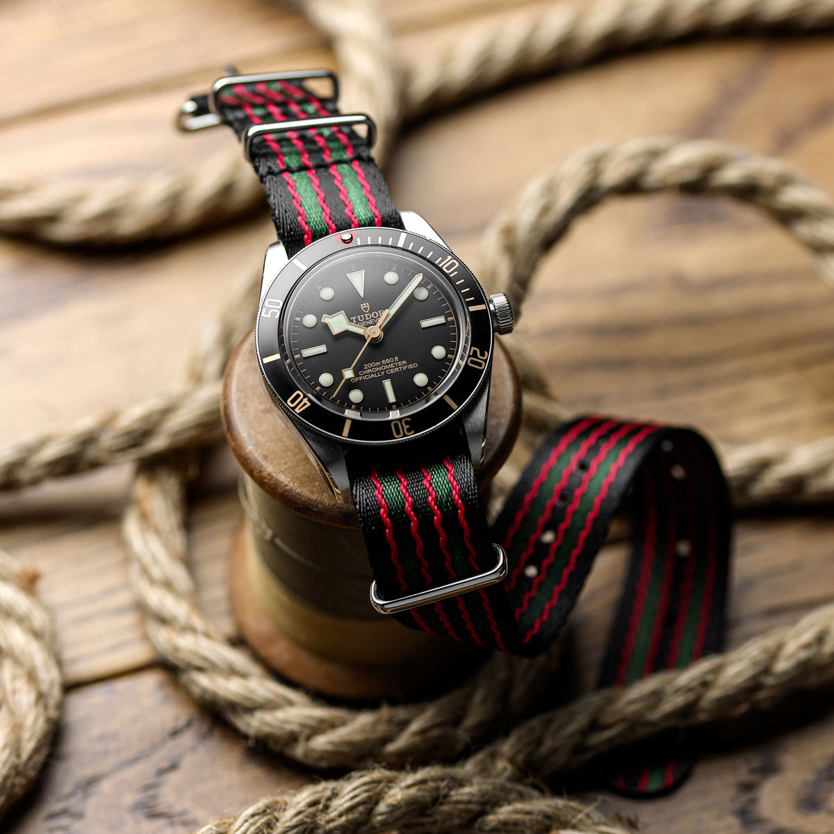ZULUDIVER Classic Bond 1973 British Military Cadet Bracelet de montre ZULUDIVER Classic Bond 1973 British Military Cadet Bracelet de montre