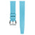 Vintage Tropical Style FKM Rubber Watch Strap - Sky Blue
