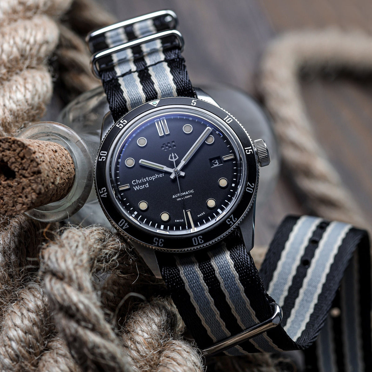 1973 British Military Watch Strap: ARMOURED No Time Bond