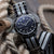 Omega style NATO Watch Straps, James Bond No Time To Die Movie colours,white background image