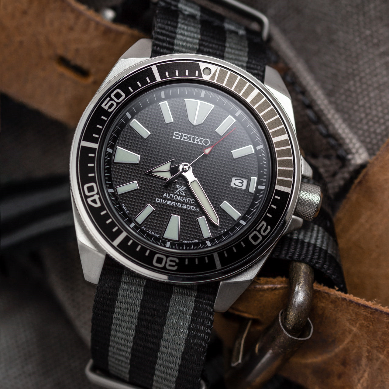 1973 British Military Watch Strap: CADET Bond - Classic, IP Black - additional image 3