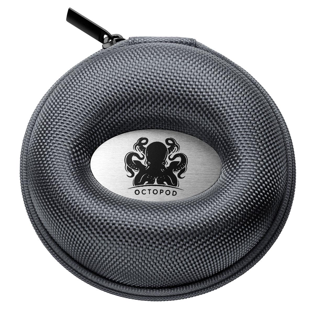 OCTOPOD Zip Up Doughnut Watch Case - Grey