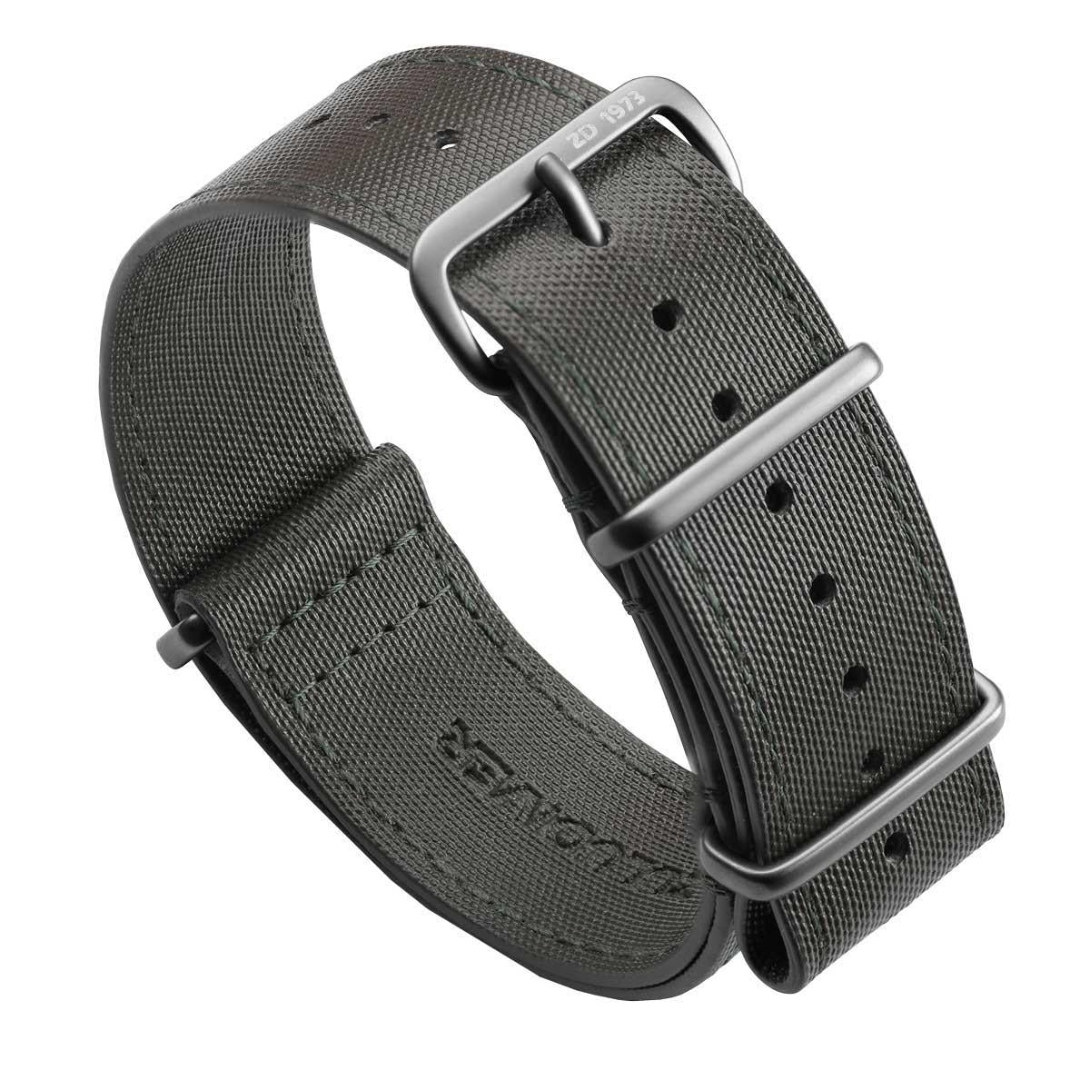 1973 British Military Cyclone Sailcloth Watch Strap - Admiralty