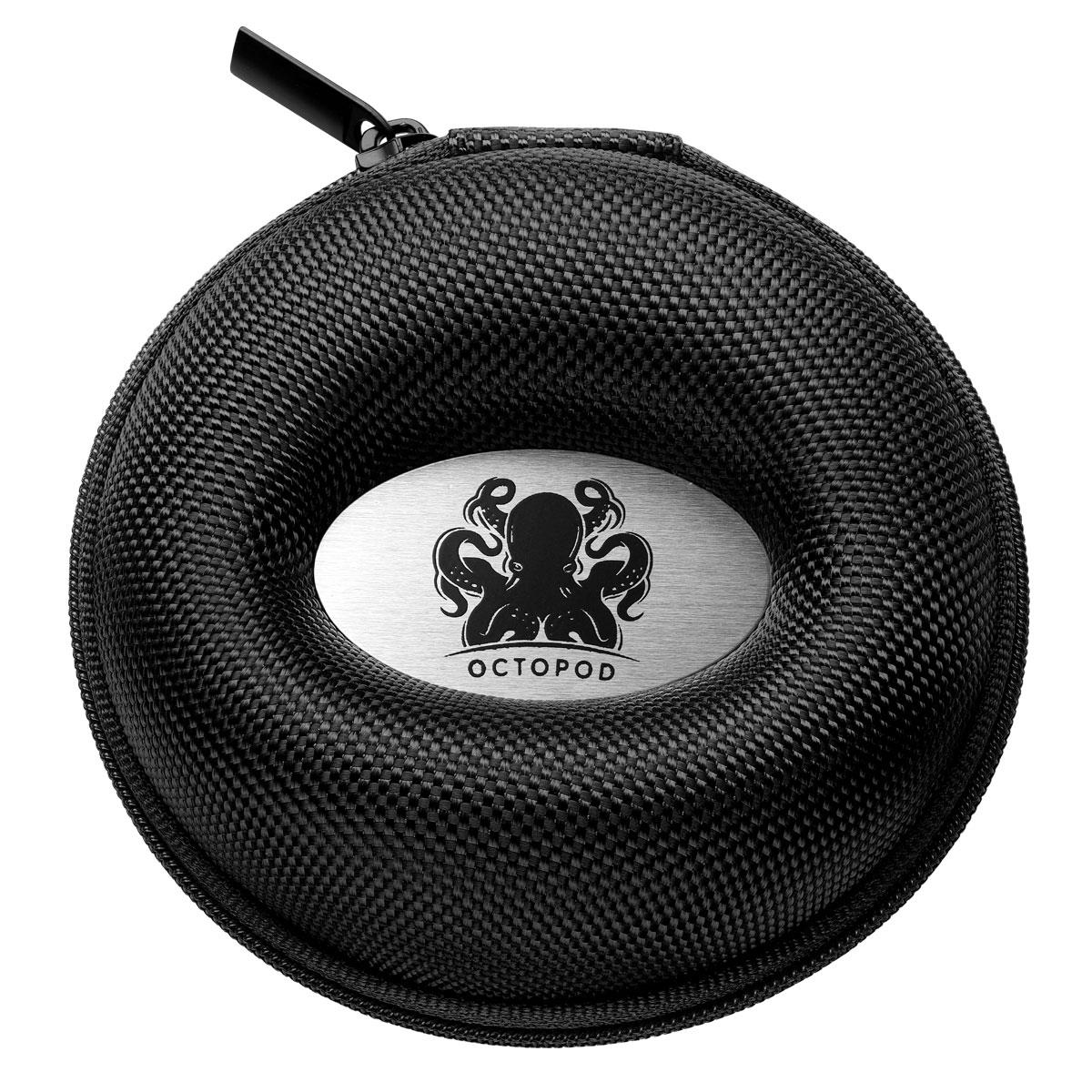 OCTOPOD Zip Up Doughnut Watch Case - Black