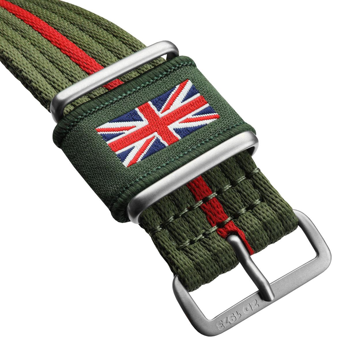 Insignia Fabric Loop with Embroidered - Union Jack