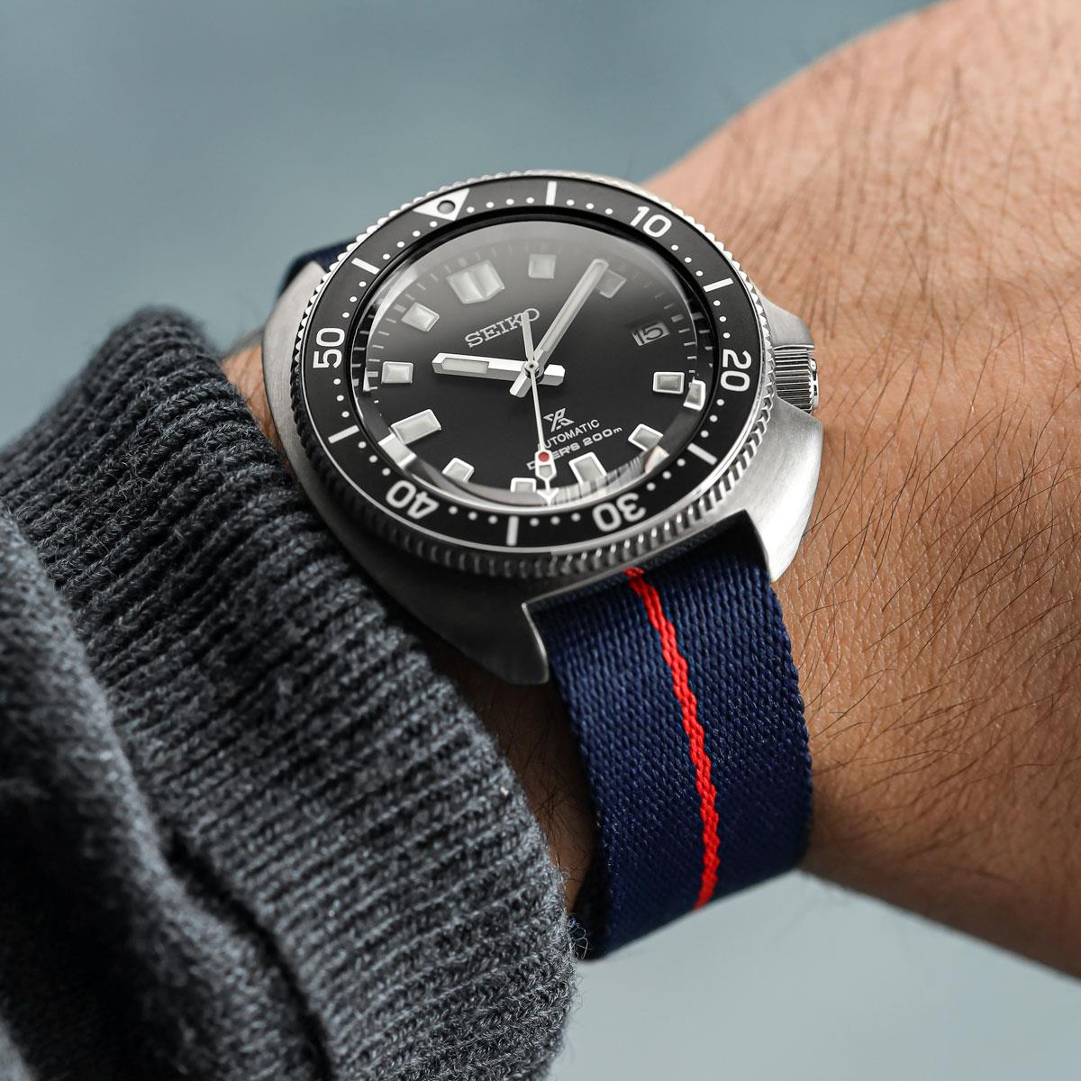 ADDITIONAL - Apex Nylon OctoPod Watch Strap - Deep Sea Redline