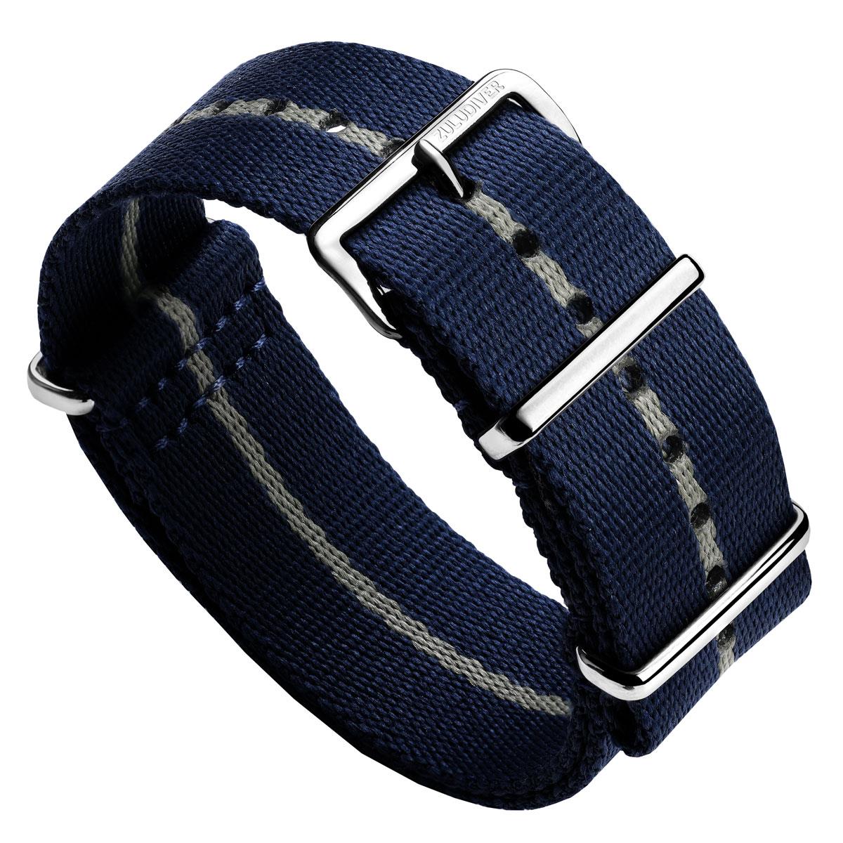 1973 British Military Watch Strap: APEX - Tore Blue - ZULUDIVER