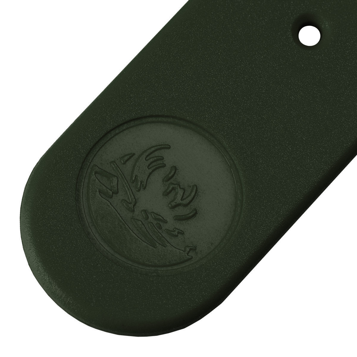 ZULUDIVER 284 Italian Rubber Dive Watch Strap Green