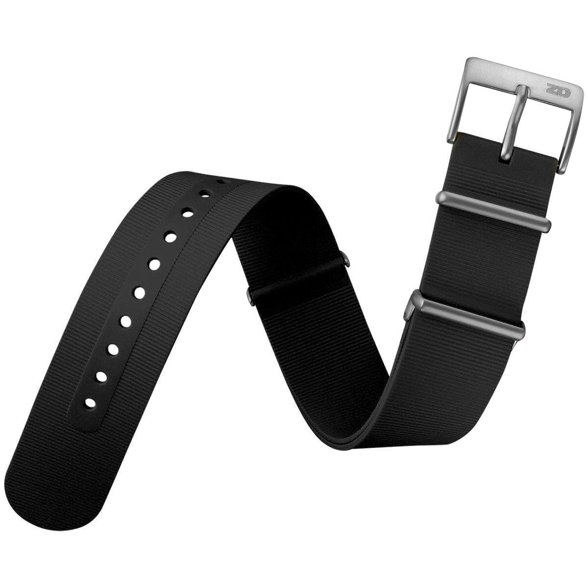 1973 British Military Watch Strap: 328 MARINE - Navy Blue