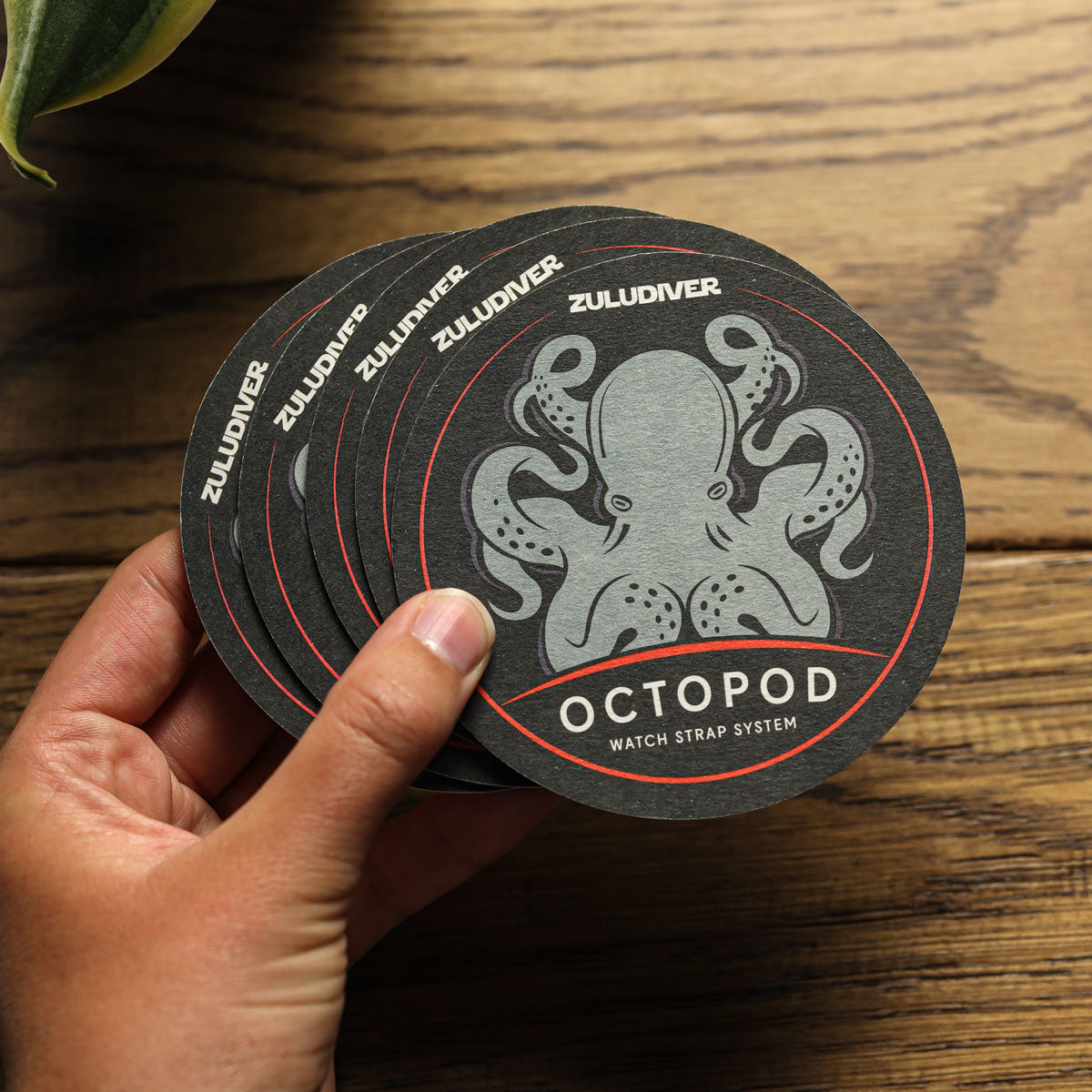 OctoPod Super Absorbent Beer Mats (Pack of 5) - additional image 3