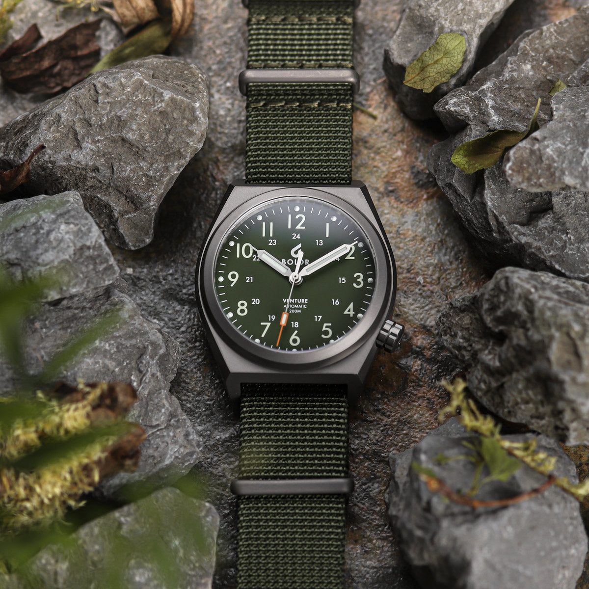 Boldr Venture Jungle Green Automatic Field Watch - additional image 3
