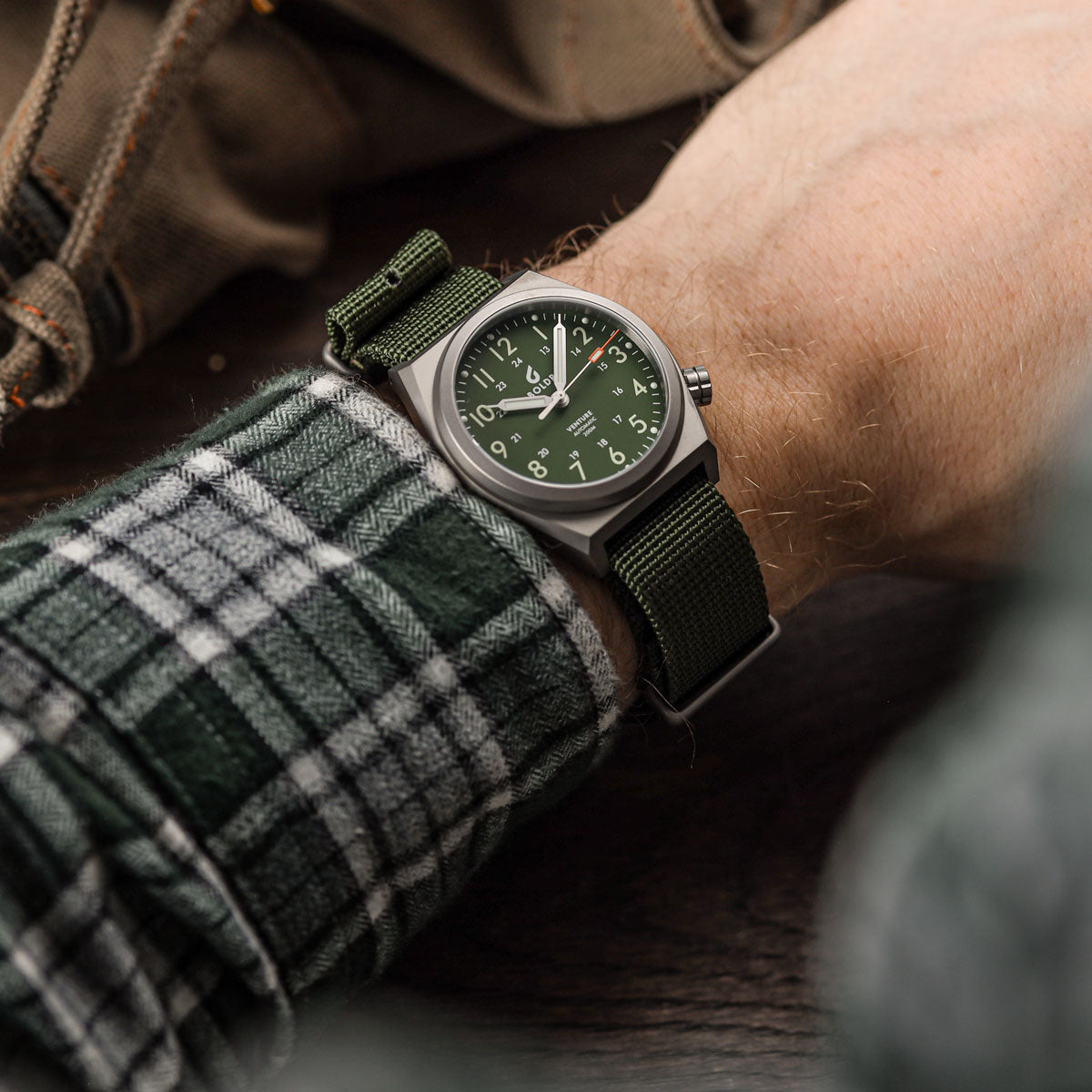Boldr Venture Jungle Green Automatic Field Watch - additional image 2
