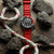 ZULUDIVER 284 Italian Rubber Dive Watch Strap - Red
