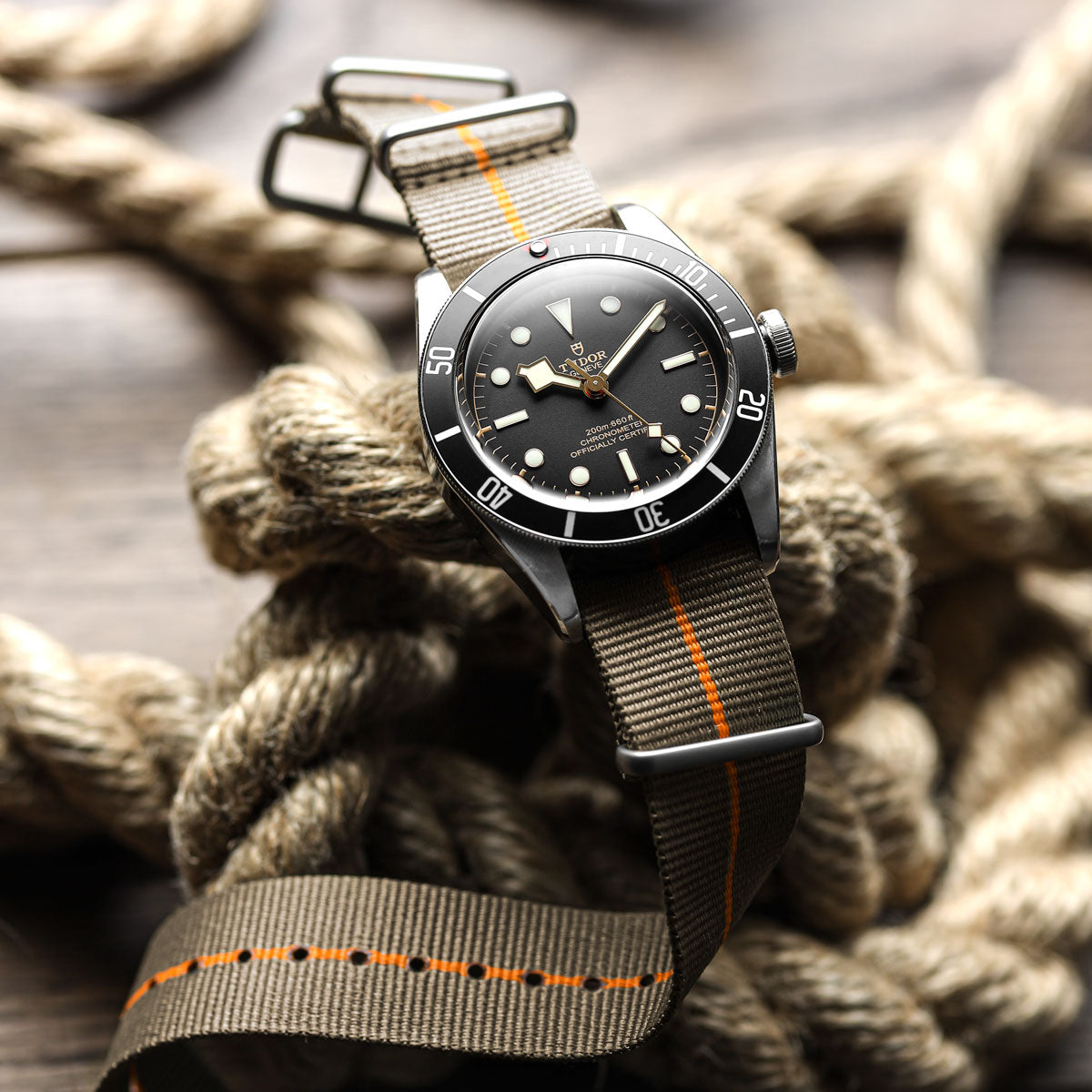 Nato strap orange cheap