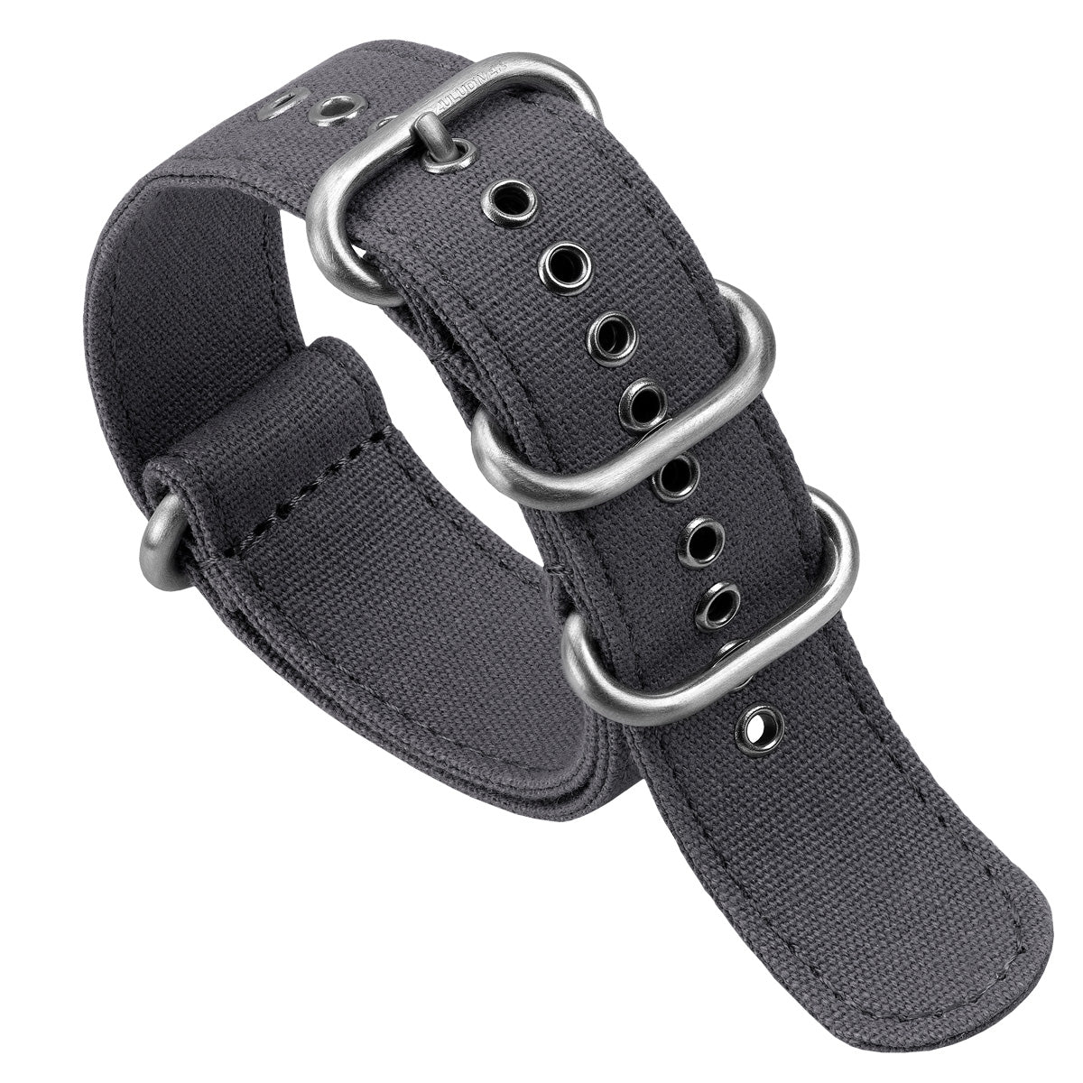 1973 British Military Watch Strap: WARRIOR Large Buckle - Grey