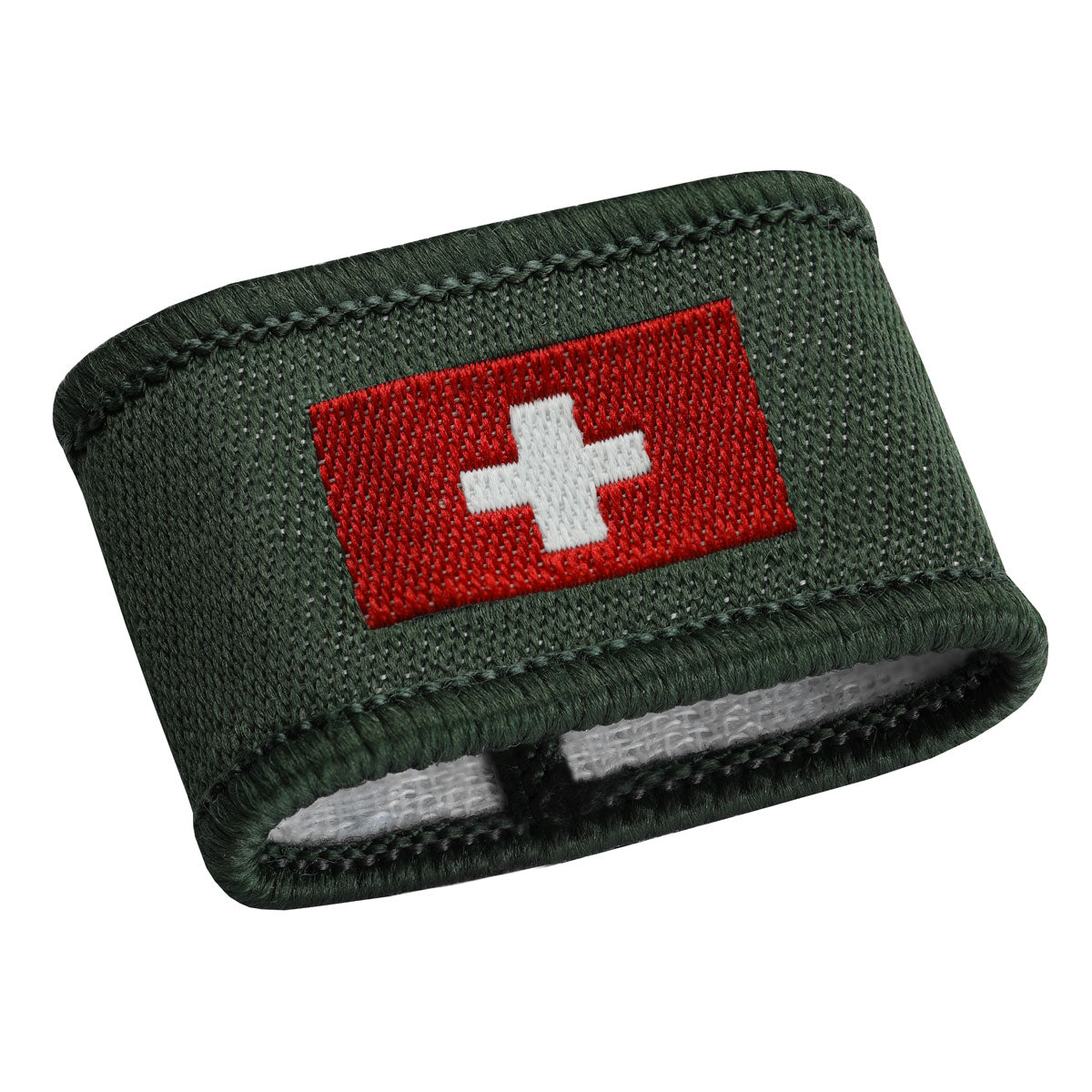 Insignia Fabric Loop with Embroidered - Swiss Cross Schweizerkreuz