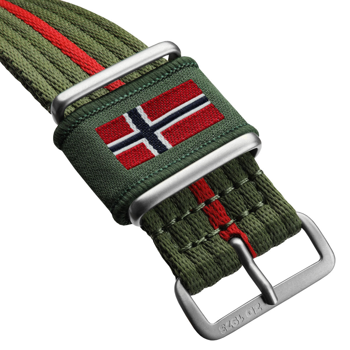 Insignia Fabric Loop with Embroidered - Norges flagg