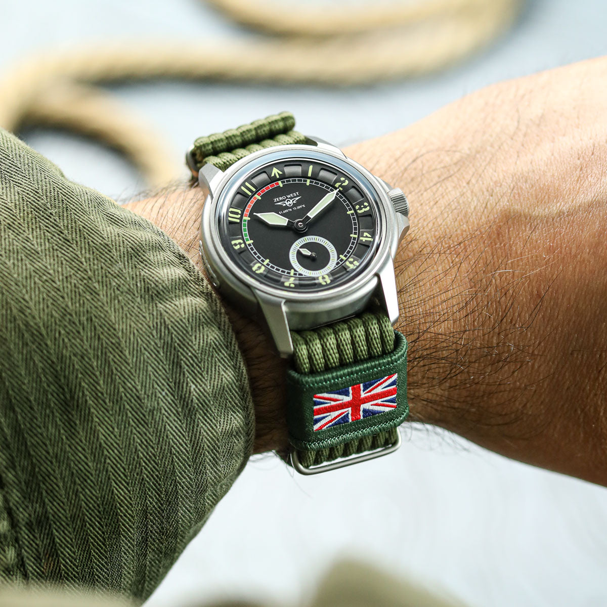 Insignia Fabric Loop with Embroidered - Union Jack