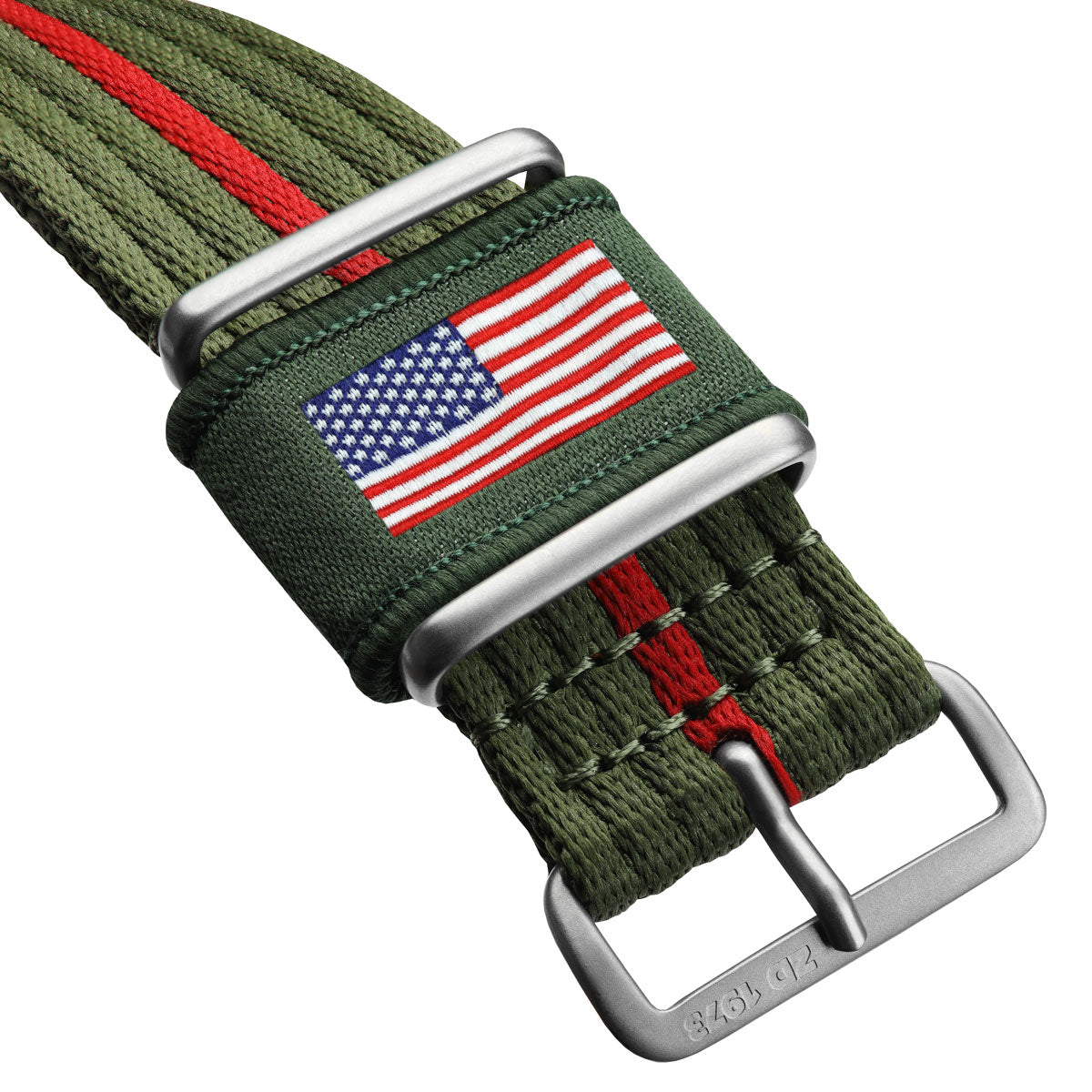 Insignia Fabric Loop with Embroidered - American Flag