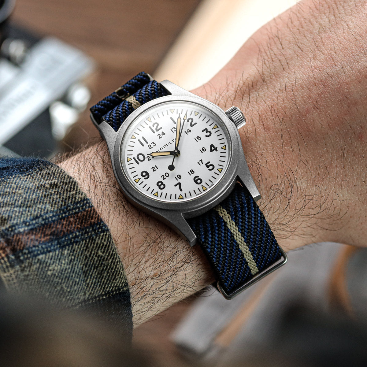 1973 British Military Watch Strap: INFANTRY - Ridgeback - additional image 1