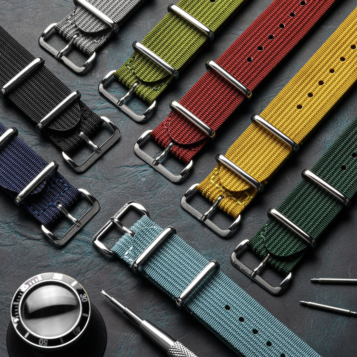 1973 British Military Watch Strap: HydraRib - CHRONOS