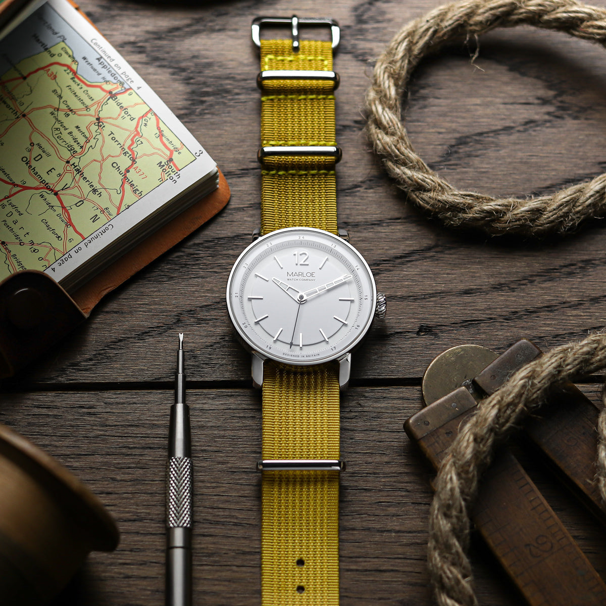 1973 British Military Watch Strap: HydraRib - STRADBROKE