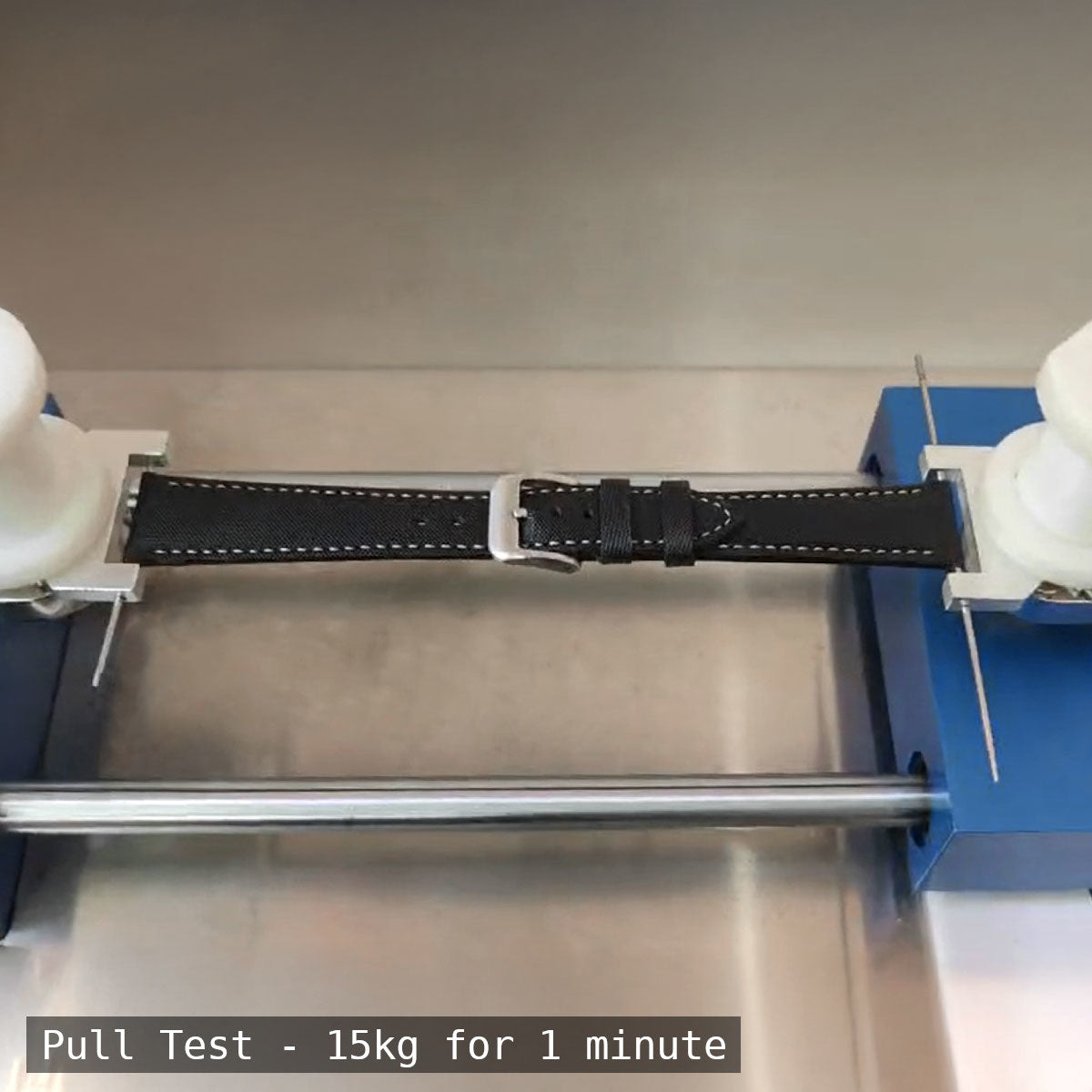 Mayday Regatta Sailcloth Divers Watch Strap - Pirate Black