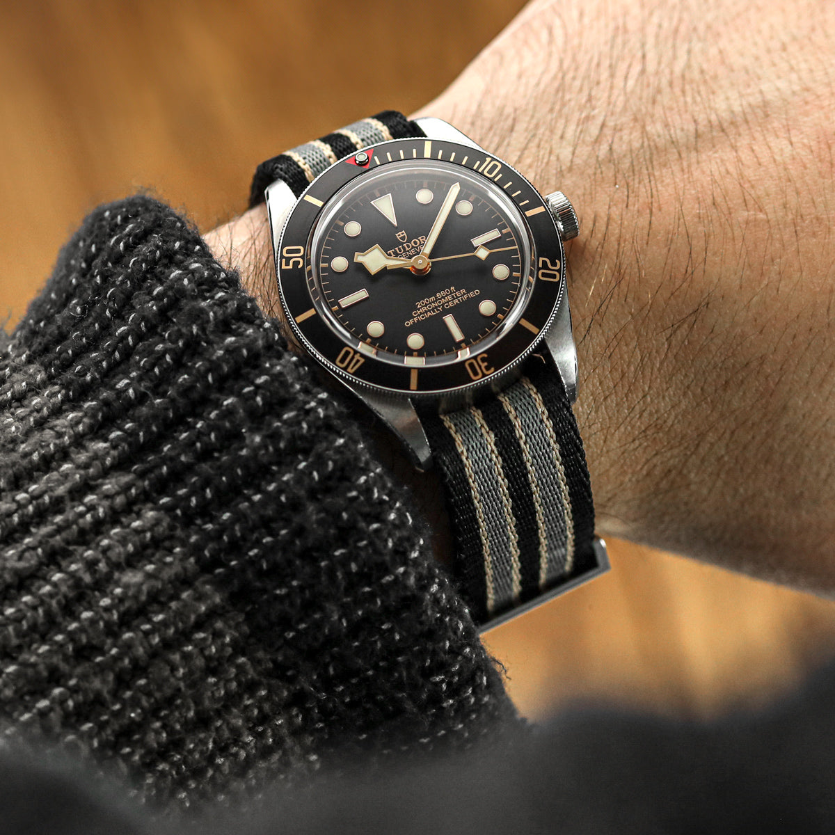 ADDITIONAL - Apex Nylon OctoPod Watch Strap - Black