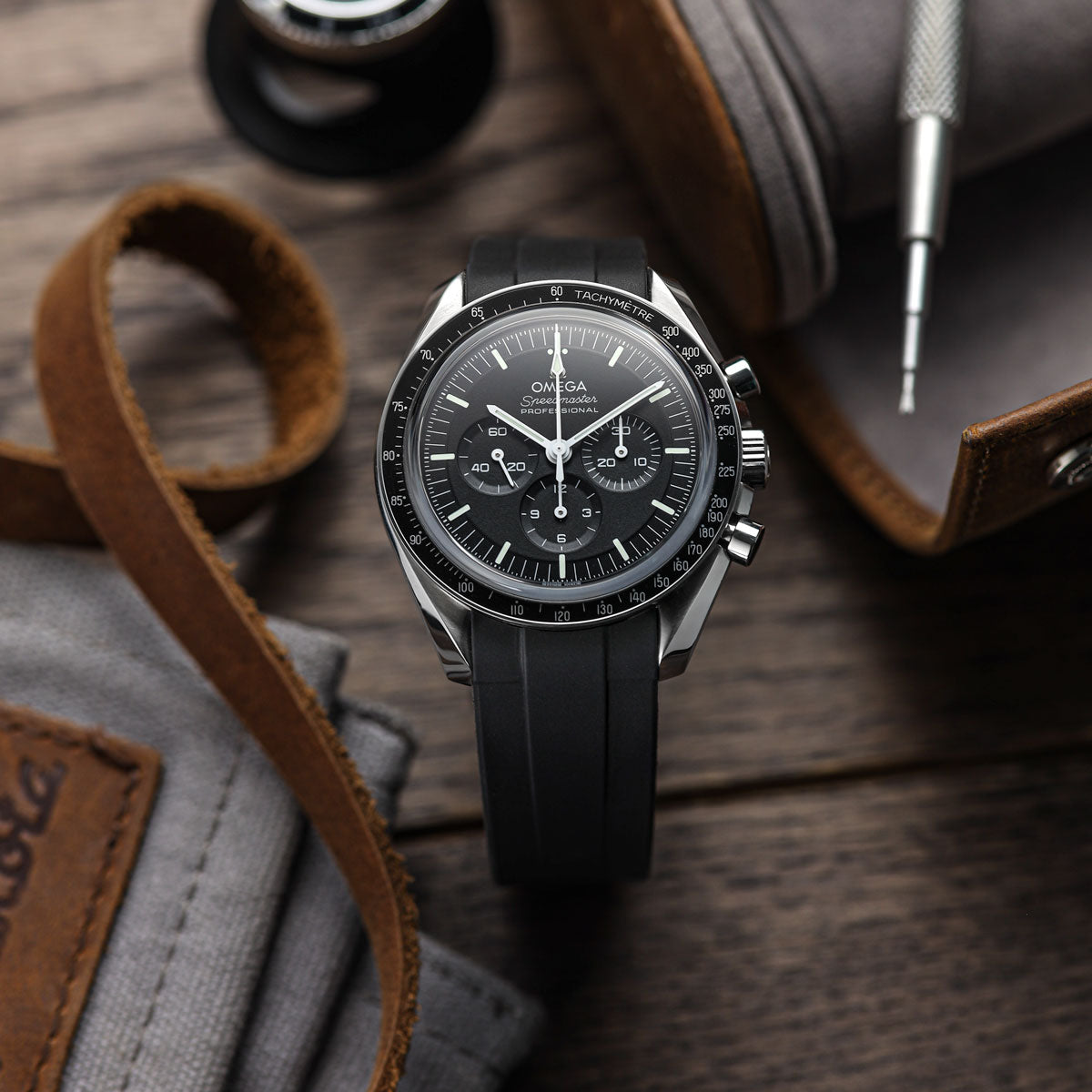 Kingsand ZULUDIVER Curved End Rubber Watch Strap (MKII) - additional image 2