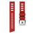 RigMaster Diver FKM Rubber Watch Strap - Signal Red