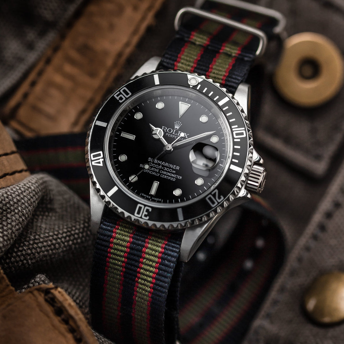 1973 British Military Watch Strap: CADET Bond - Vintage, Polished